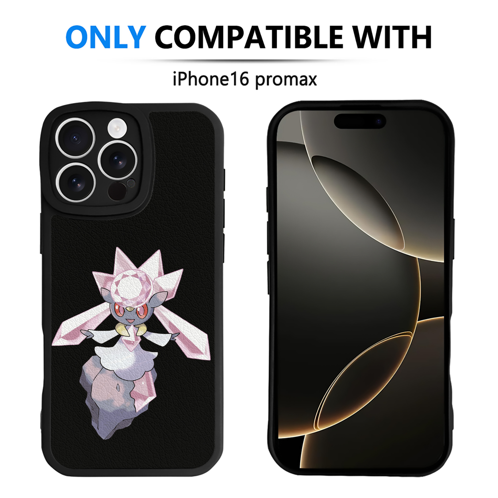（画像用） ポケットモンスター Pokémon 【iPhone 16シリーズ対応】シリコンスマホケース（レザー調） 材質：シリコン
